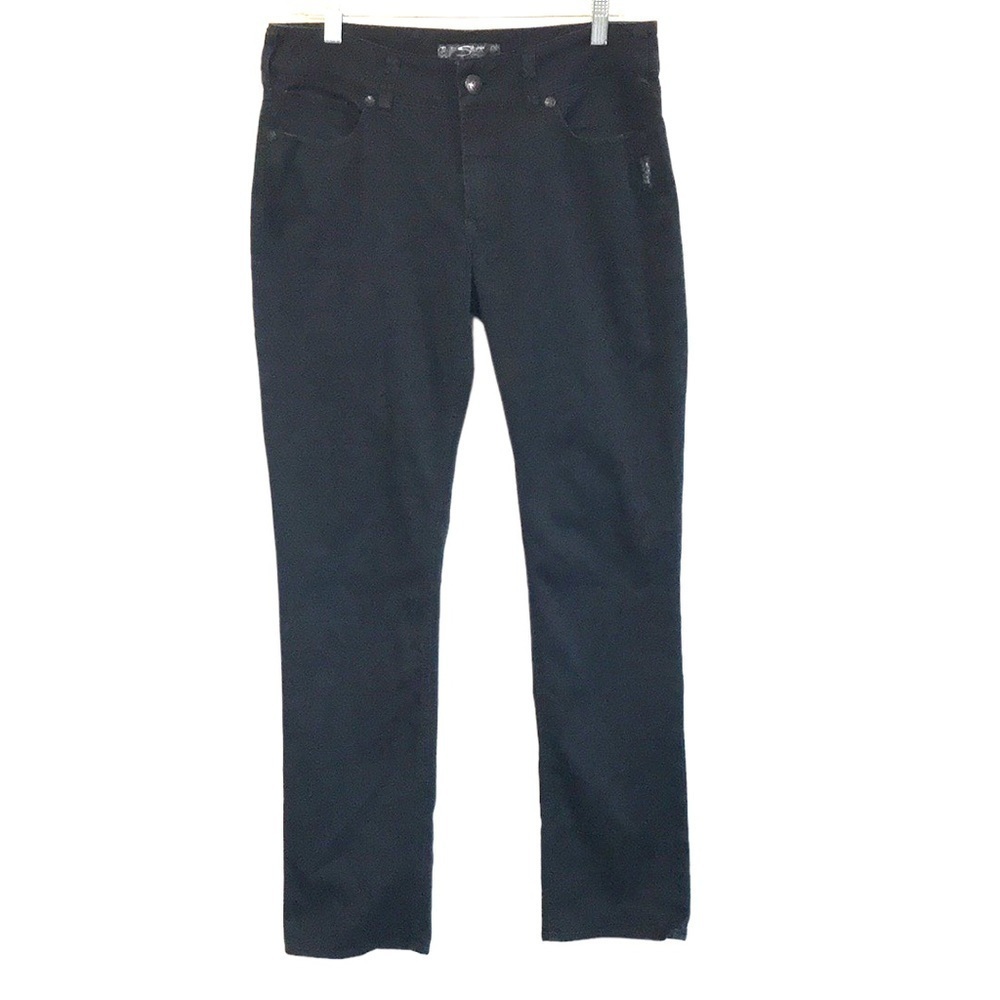 Silver Jeans Women's Straight Leg Jeans in Black